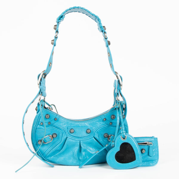 Balenciaga Blue Arena Le Cagole XS Crossbody Bag – Labellov
