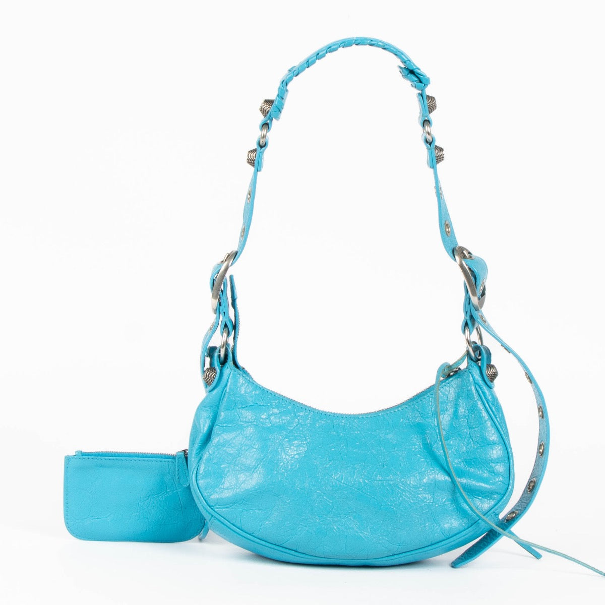 最終セールBALENCIAGAキャンパスMポーチ付き Balenciaga Blue Arena Le Cagole XS Crossbody Bag – Labellov