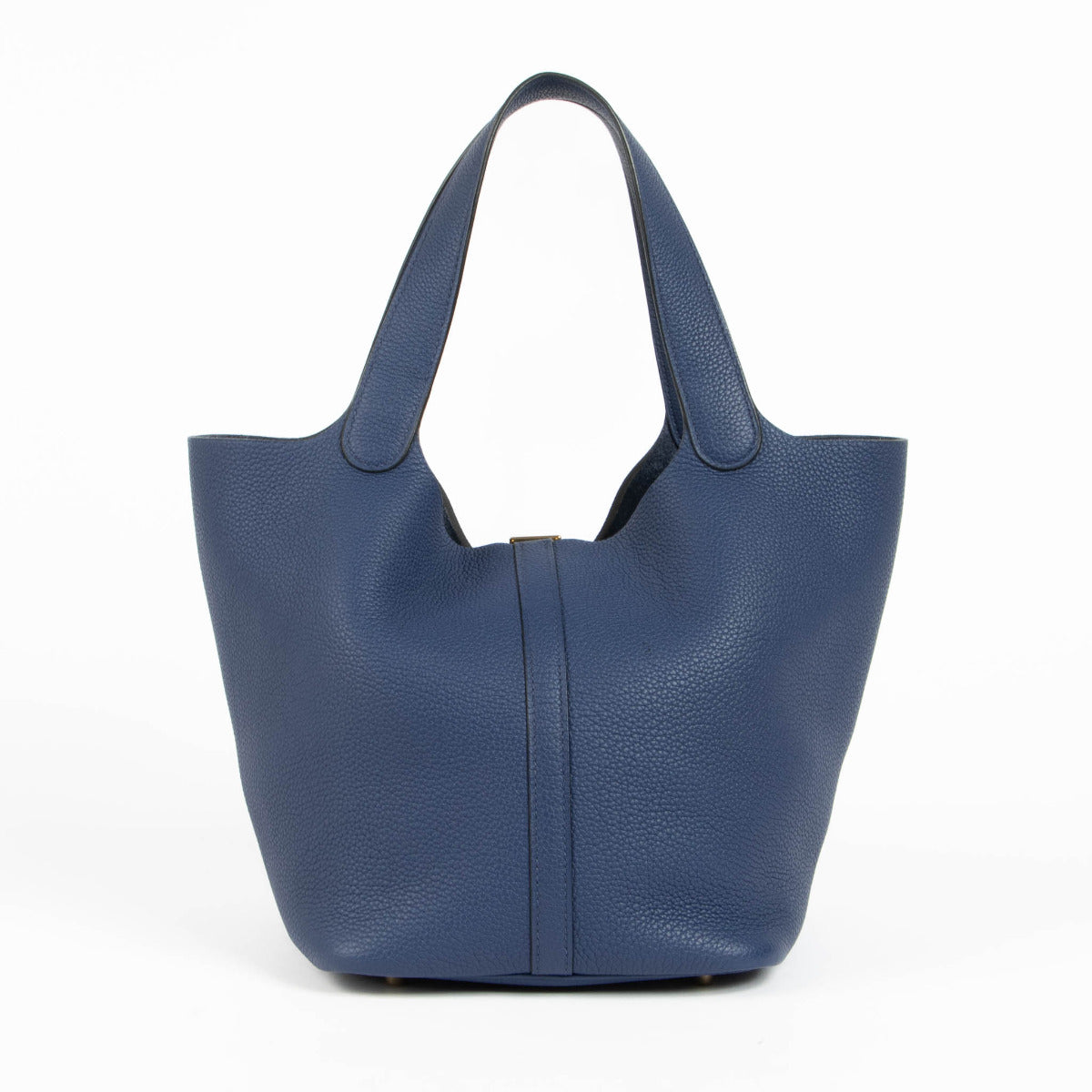 Hermès Picotin Lock 22 Bleu Agate Clemence GHW