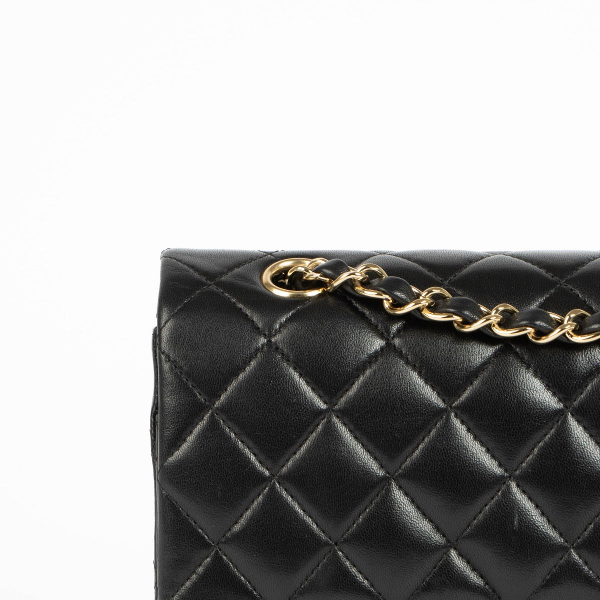 Chanel Black Lambskin Medium Classic 11.12 Bag