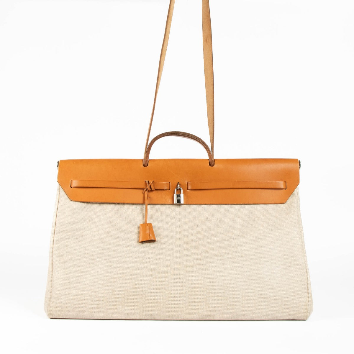 Hermès Vintage Herbag Cabine 2-in-1 Canvas/Leather Travel Bag