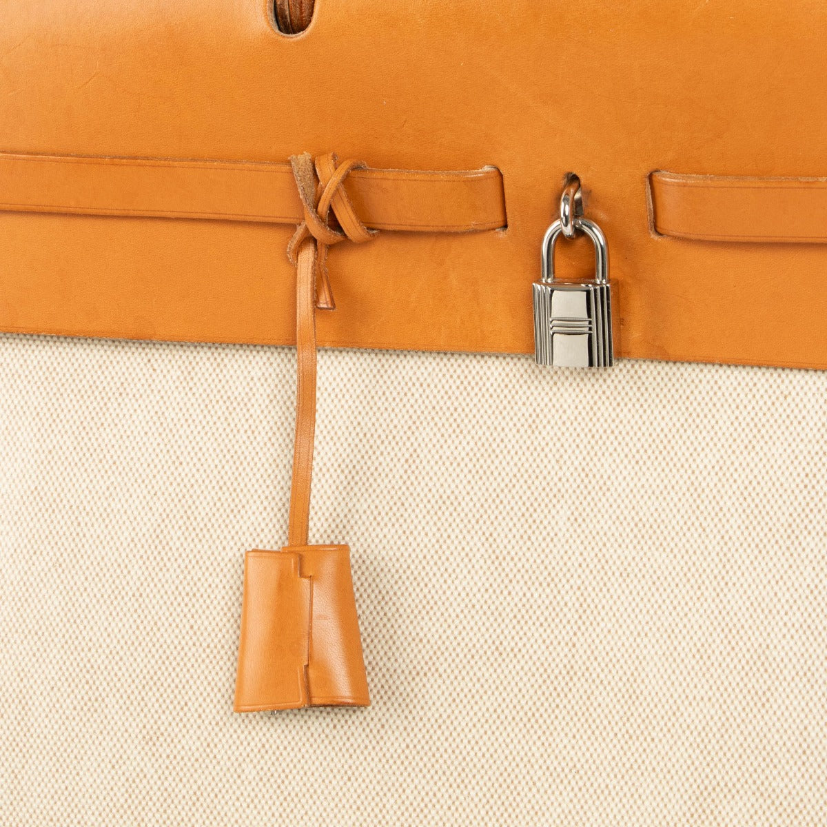 Hermès Vintage Herbag Cabine 2-in-1 Canvas/Leather Travel Bag