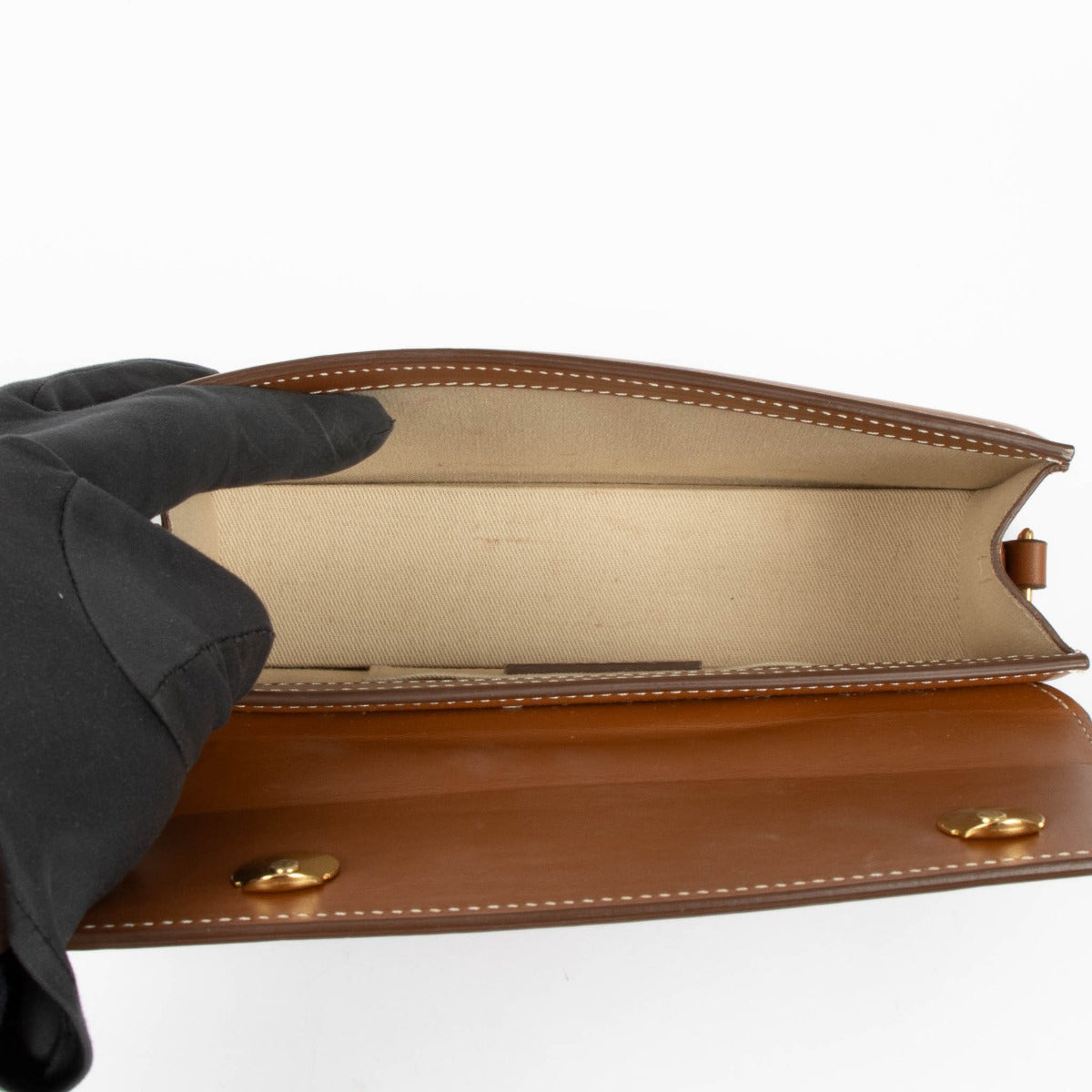 Jacquemus Brown Leather Le Chiquito Long Bag