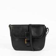 Delvaux black vintage leather crossbody bag timeless minimalist