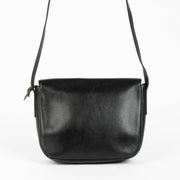 Delvaux black vintage leather crossbody bag timeless minimalist