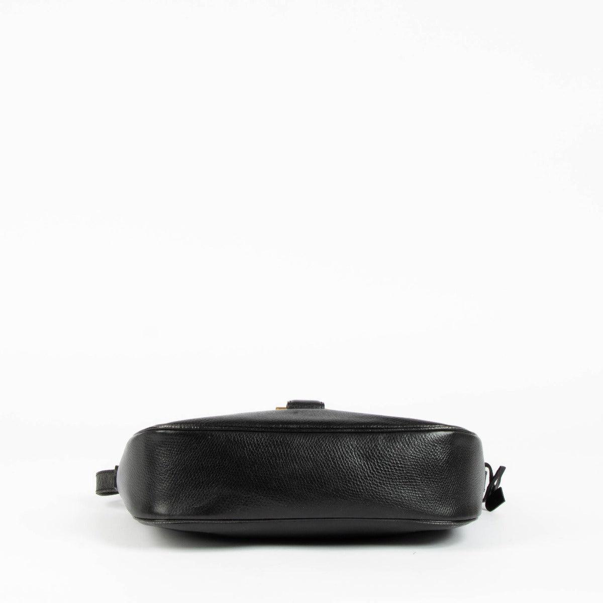 Delvaux black vintage leather crossbody bag timeless minimalist