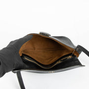 Delvaux black vintage leather crossbody bag timeless minimalist