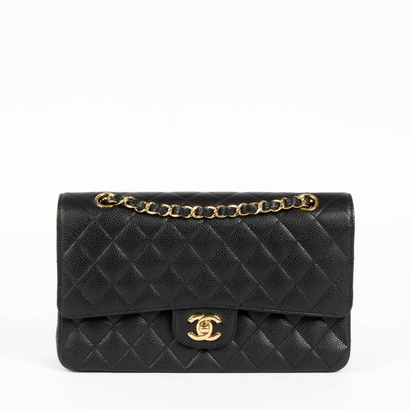Chanel Black Caviar Medium Classic 11.12 Bag