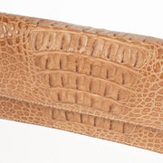 Shop the authentic Delvaux Brown Alligator Hannelore Clutch second hand on Labellov.com