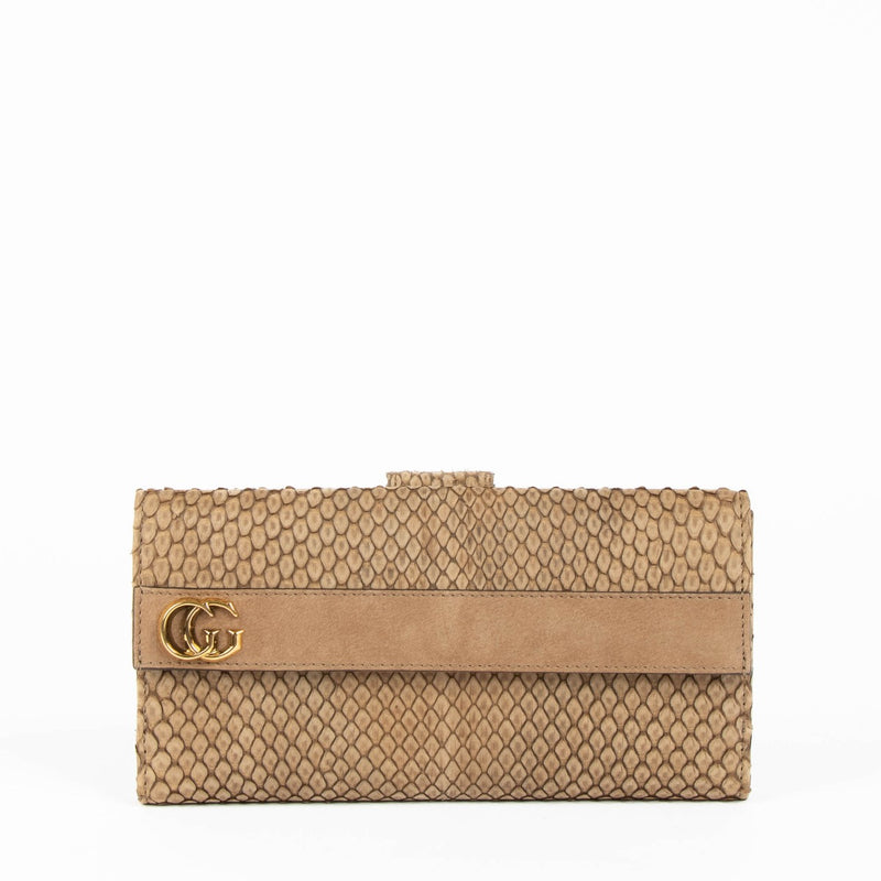 Shop this 100% authentic Gucci Brown Snake Wallet at Labellov.com