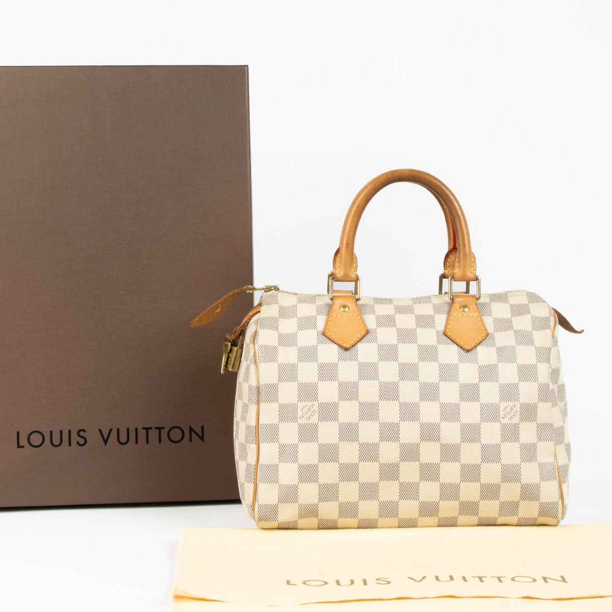 Louis Vuitton Damier Azur Speedy 25 Top Handle – Labellov