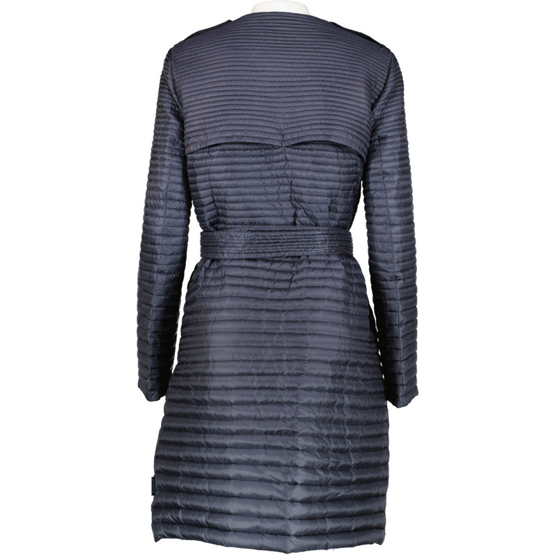 Moncler Marineblauwe Trenchcoat - maat EU36