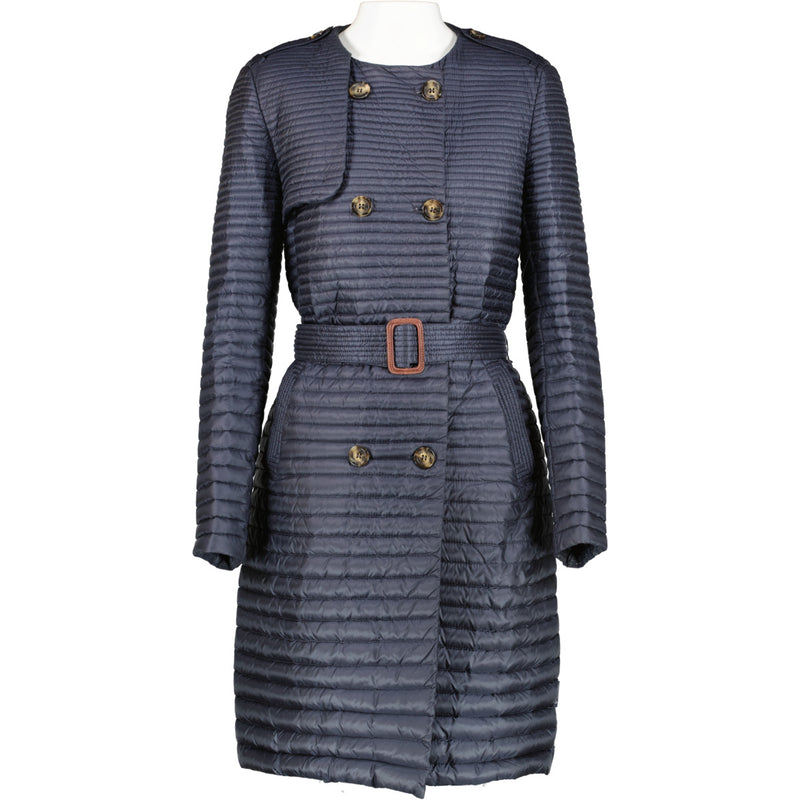 Moncler Navy Blue Trench Coat - size EU36