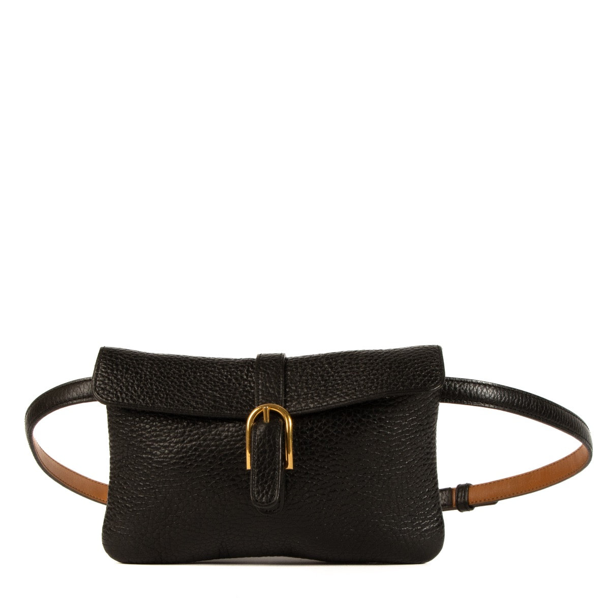 shop 100% authentic second hand Delvaux Black Leather Mini Belt Bag on Labellov.com