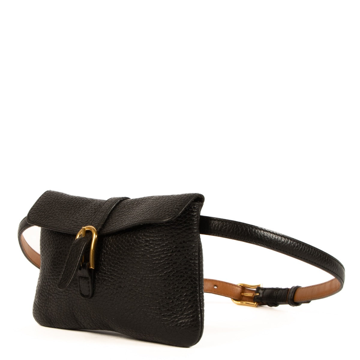 shop 100% authentic second hand Delvaux Black Leather Mini Belt Bag on Labellov.com