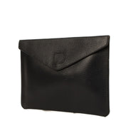 Shop safe online at Labellov in Antwerp, Brussels and Knokke this 100% authentic second hand Delvaux Dark Blue Vintage Envelope Pouch