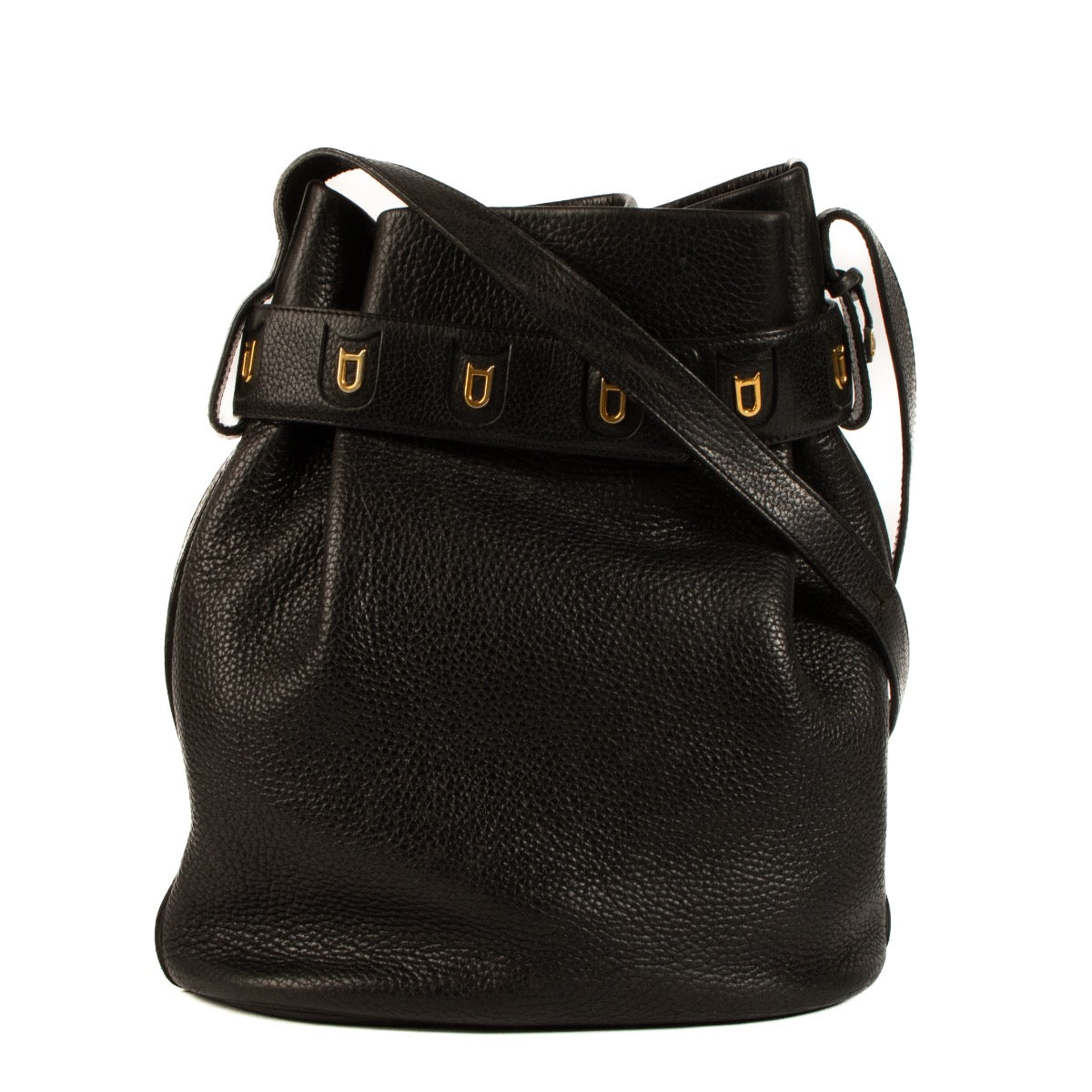 shop 100% authentic second hand Delvaux Black Leather Calicot Bag on Labellov.com