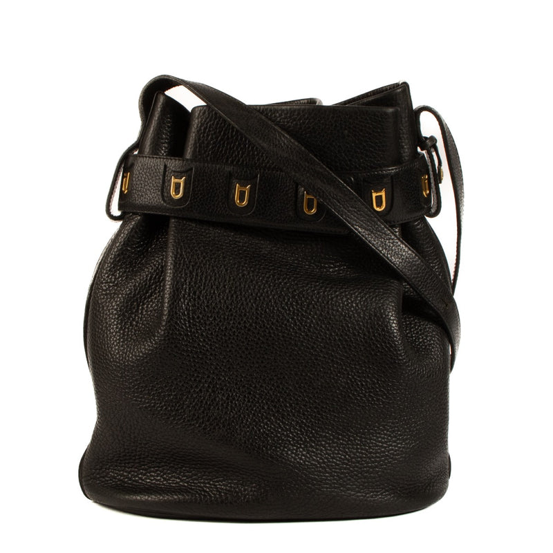 shop 100% authentic second hand Delvaux Black Leather Calicot Bag on Labellov.com
