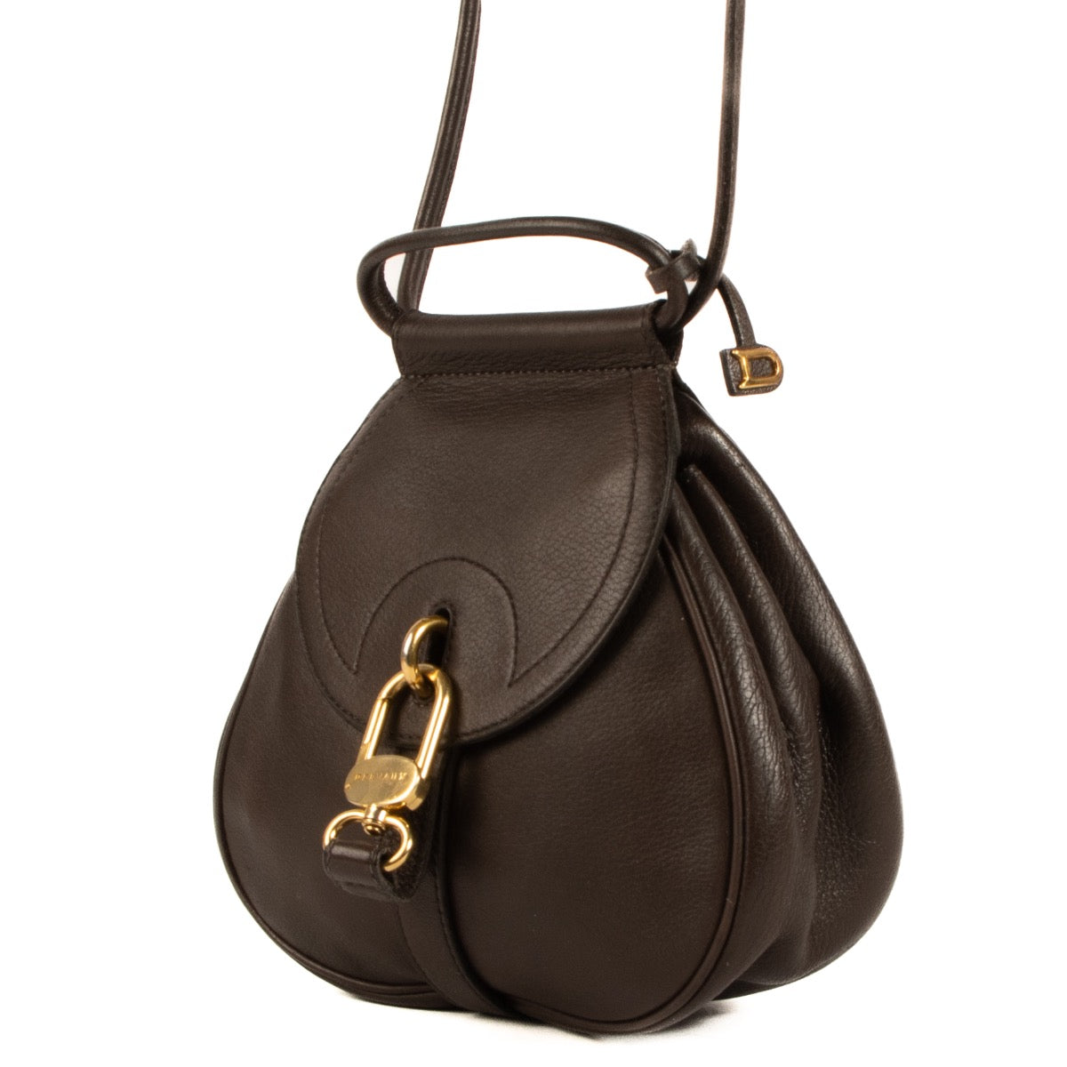 Shop 100% authentic second-hand Delvaux Brown Mini Cerceau Bag on Labellov.com
