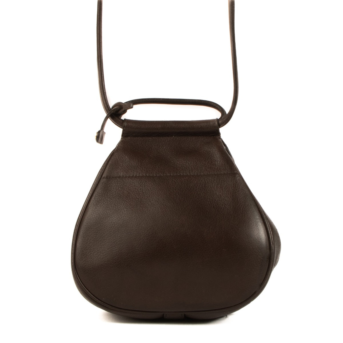 Shop 100% authentic second-hand Delvaux Brown Mini Cerceau Bag on Labellov.com