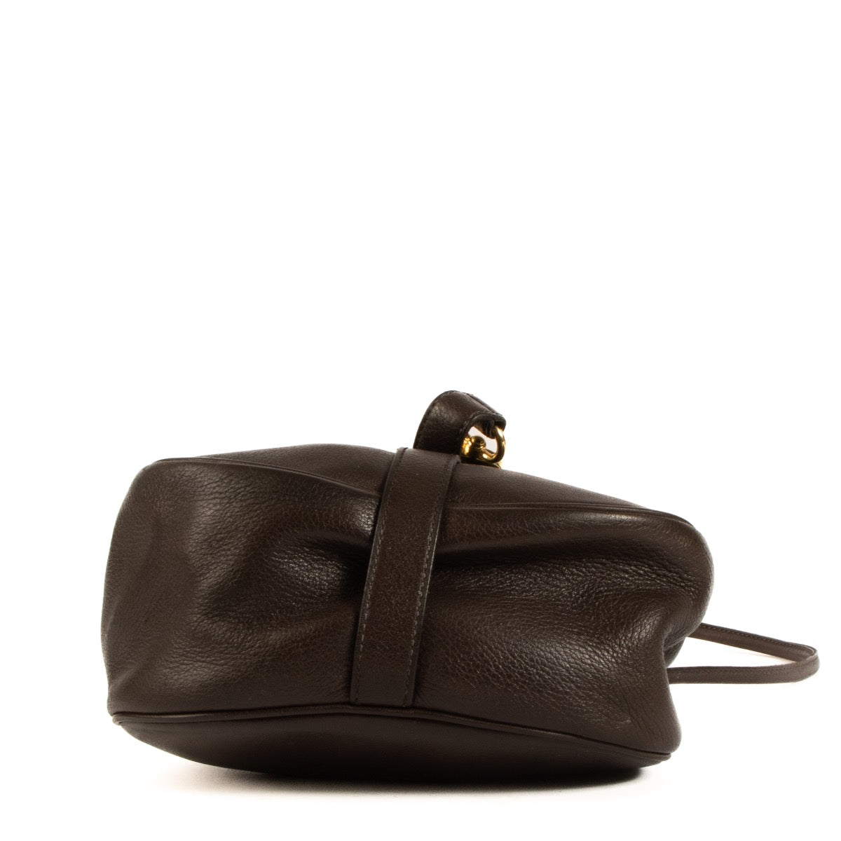Shop 100% authentic second-hand Delvaux Brown Mini Cerceau Bag on Labellov.com