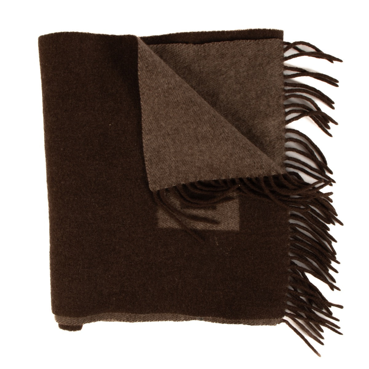Shop safe online at Labellov in Antwerp, Brussels and Knokke this 100% authentic second hand Delvaux Brown Cashmere Scarf