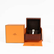 Shop this 100% authentic Hermès Mother of Pearl Diamonds Steel Cape Cod Small Watch at Labellov.com