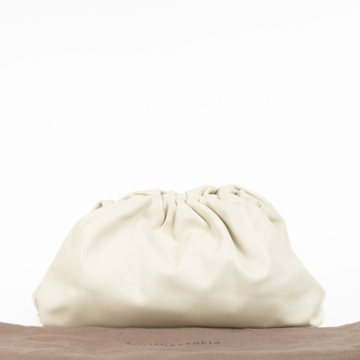 Bottega Veneta White The Pouch Bag