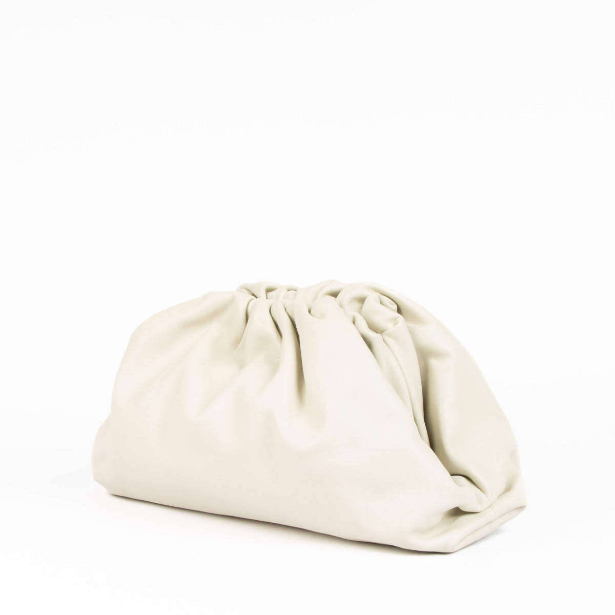 Bottega Veneta White The Pouch Bag