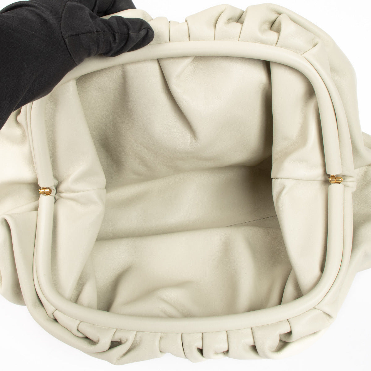 Bottega Veneta White The Pouch Bag