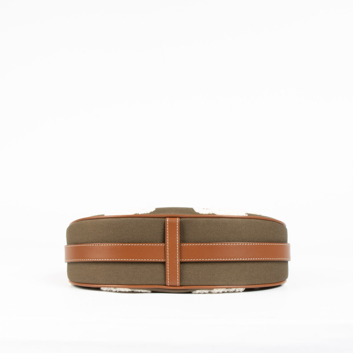 Celine Khaki Ava Triomphe Shoulder Bag