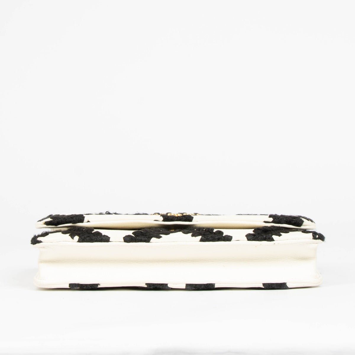 Authentic pre-loved Chanel White Stitch 19 Wallet On Chain Crossbody Bag on Labellov.com