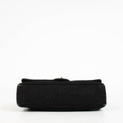 Authentic pre-loved Chanel Black Jersey Coco's Croc Medium 2.55 Reissue Flap Bag on Labellov.com