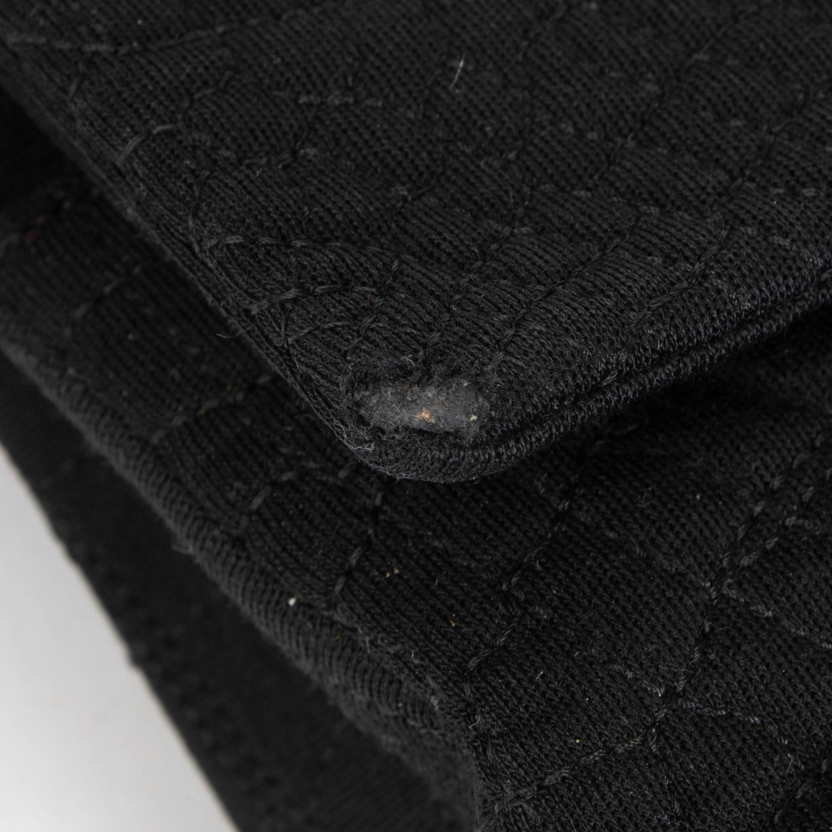 Authentic pre-loved Chanel Black Jersey Coco's Croc Medium 2.55 Reissue Flap Bag on Labellov.com