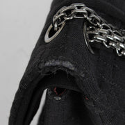 Authentic pre-loved Chanel Black Jersey Coco's Croc Medium 2.55 Reissue Flap Bag on Labellov.com