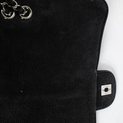 Authentic pre-loved Chanel Black Nubuck Large Shoulder Bag on Labellov.com