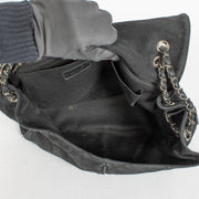 Authentic pre-loved Chanel Black Nubuck Large Shoulder Bag on Labellov.com