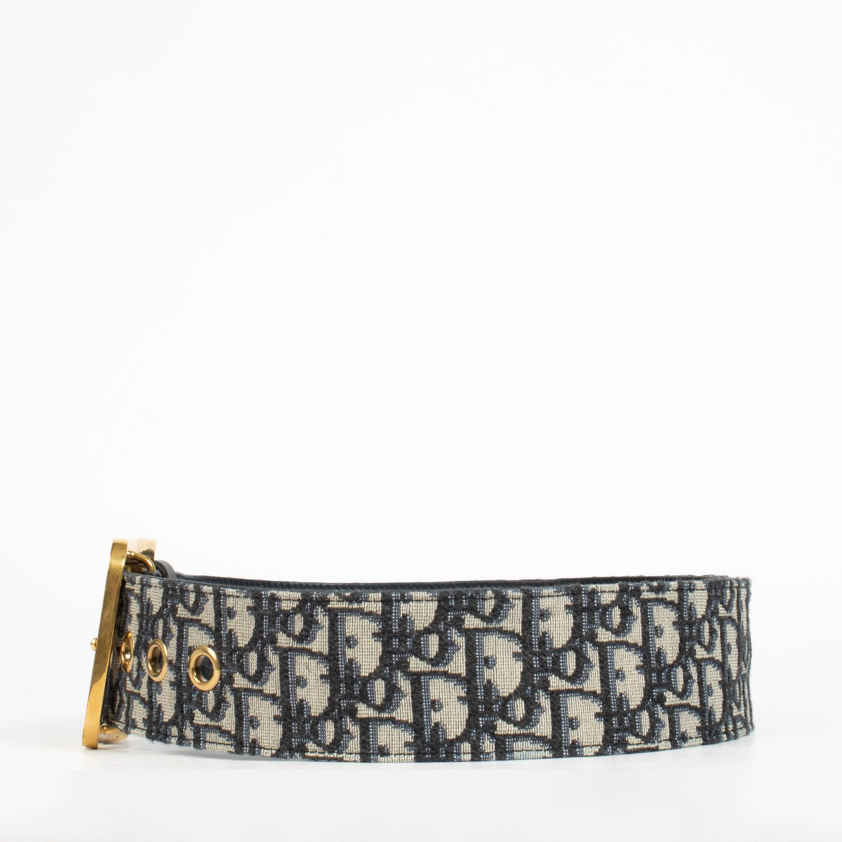 Authentic pre-loved Dior Monogram Wide Oblique Belt - Size 75 on Labellov.com
