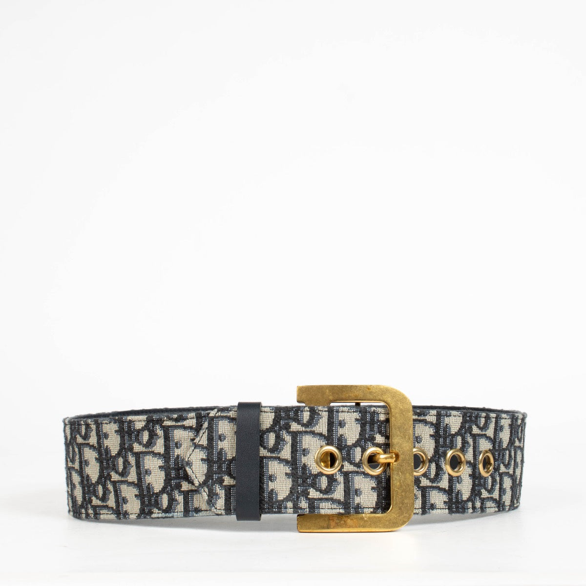 Authentic pre-loved Dior Monogram Wide Oblique Belt - Size 75 on Labellov.com