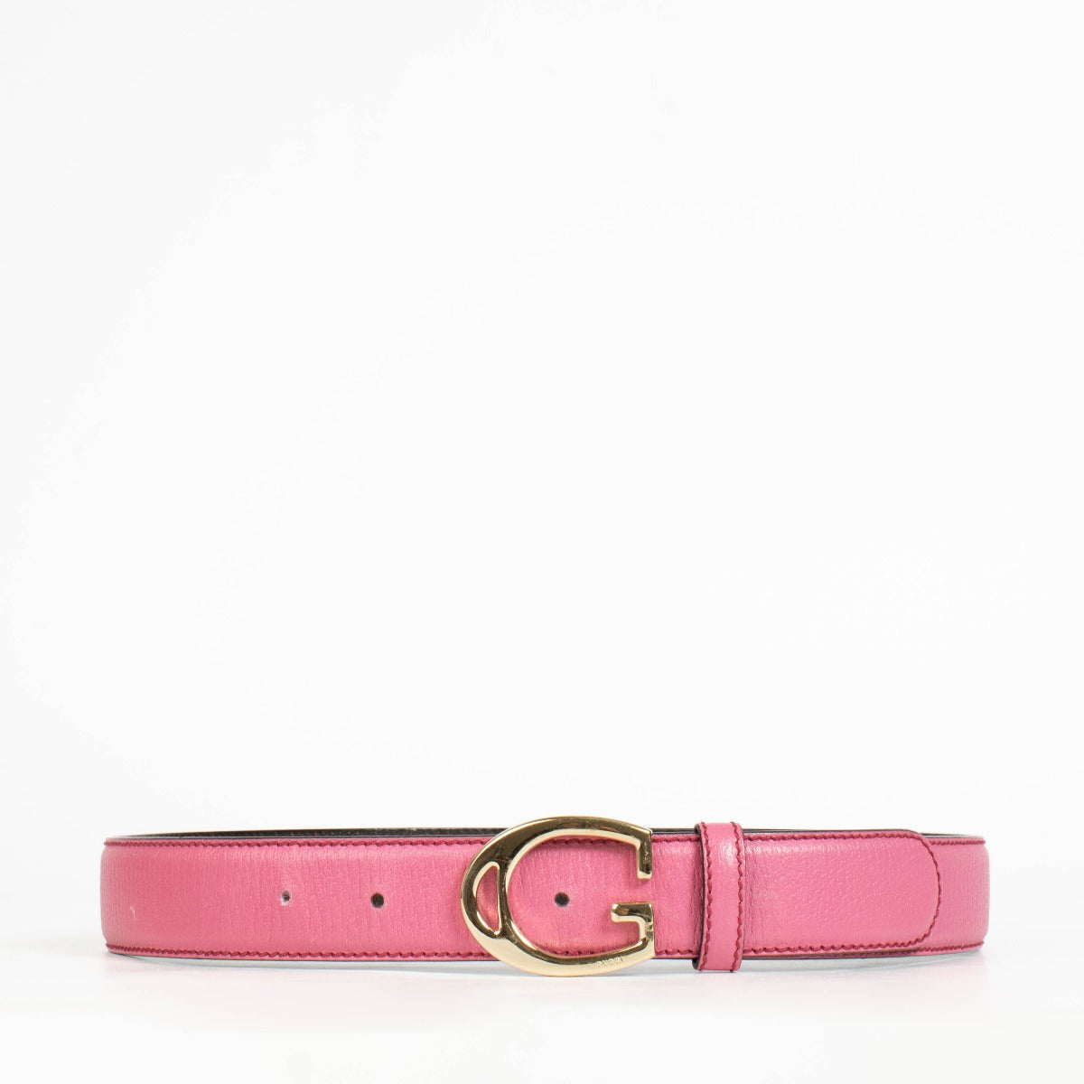 Authentic pre-loved Gucci Pink Leather Belt on Labellov.com