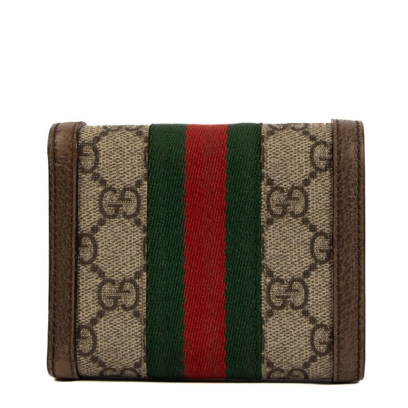 Gucci Ophidia GG French Flap Wallet