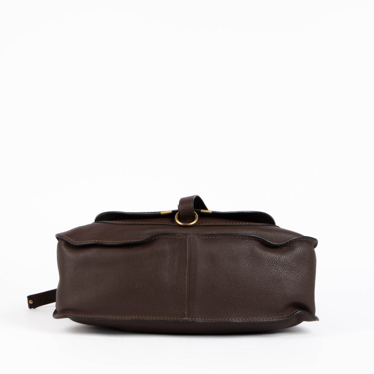 Authentic pre-loved Chloé Brown Medium Marcie Top Handle Bag on Labellov.com