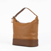 Authentic pre-loved Delvaux Bicolore Vegetal Allure Every D Hobo PM Shoulder Bag on Labellov.com
