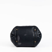 Authentic pre-loved Delvaux Blue Leather Punch Shoulder Bag on Labellov.com