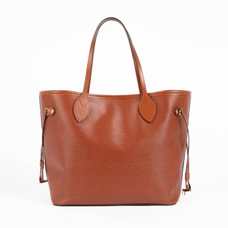 Authentic pre-loved Louis Vuitton Camel Epi Neverfull MM Shoulder Bag on Labellov.com