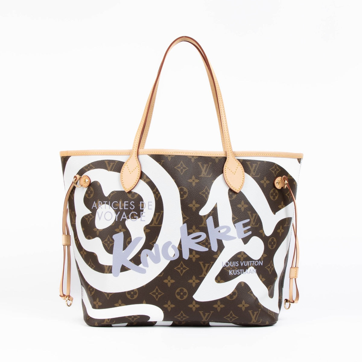 Authentic pre-loved Louis Vuitton Monogram Knokke Neverfull MM Shoulder Bag on Labellov.com