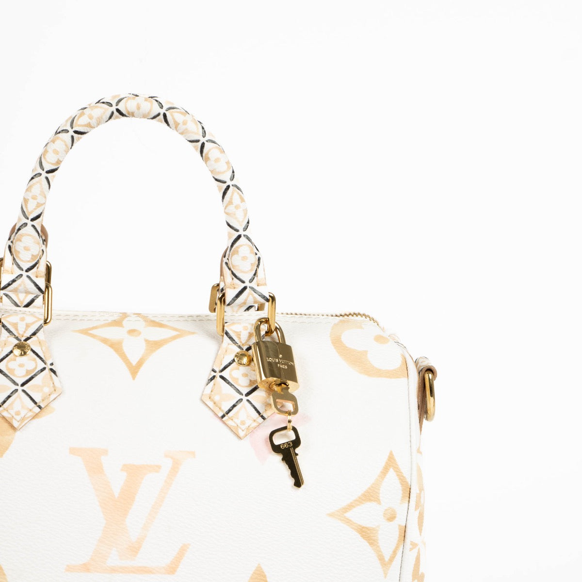 Authentic pre-loved Louis Vuitton By The Pool Speedy Bandouliere 25 Crossbody Bag on Labellov.com