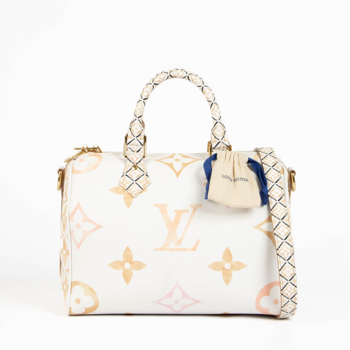 Authentic pre-loved Louis Vuitton By The Pool Speedy Bandouliere 25 Crossbody Bag on Labellov.com