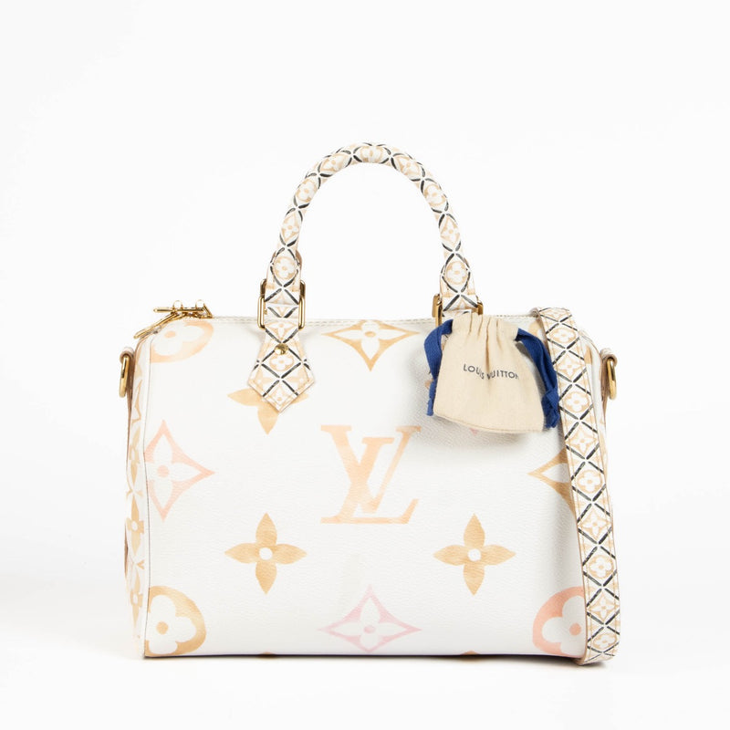Authentic pre-loved Louis Vuitton By The Pool Speedy Bandouliere 25 Crossbody Bag on Labellov.com