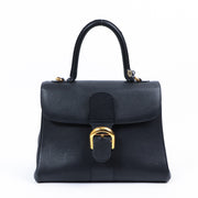Delvaux Brillant MM Marine Blue
